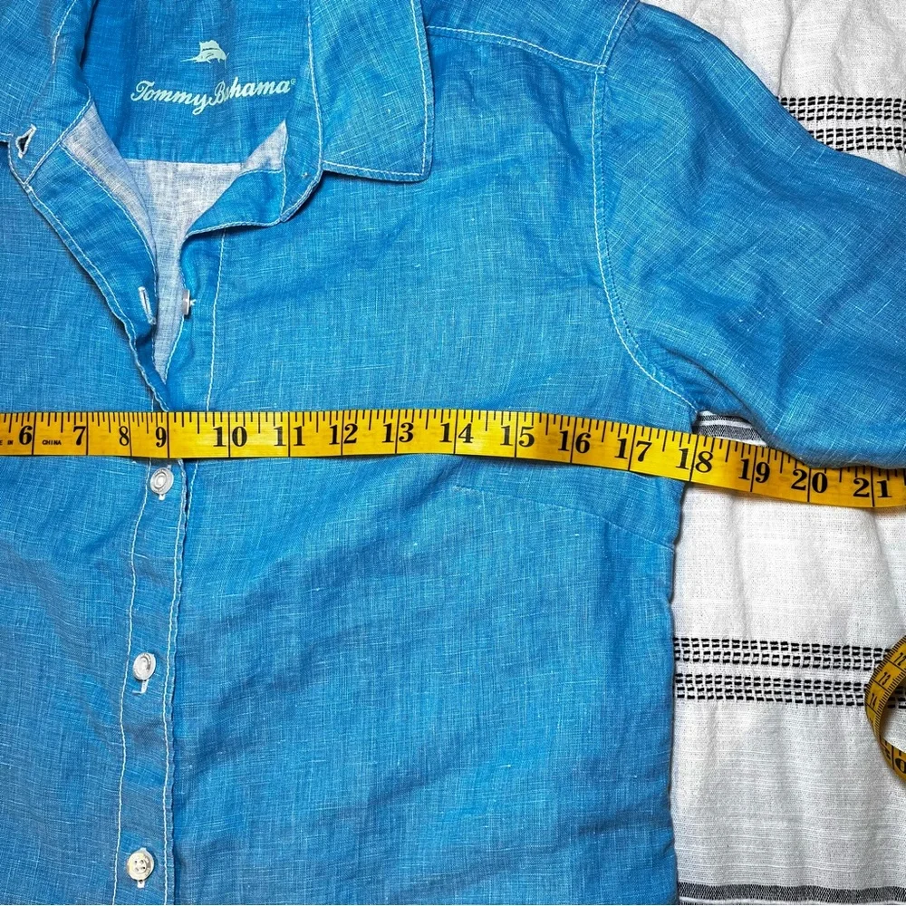 Tommy Bahama Teal and Denim Button Down Shirts - Picture 11 of 16